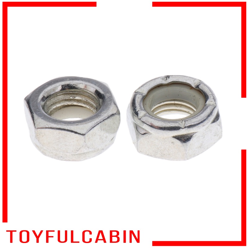 Set 10 Đai Ốc Gắn Trục Ván Trượt Đường Kính Trong 9mm