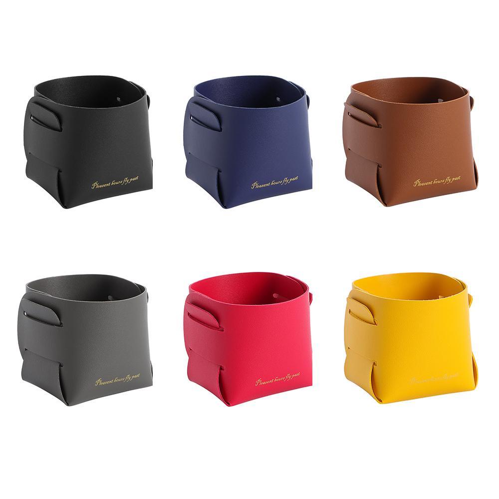 UUMIR Hộp Đựng Chìa Khóa Bằng Da PU Để Bàn Tiện Dụng