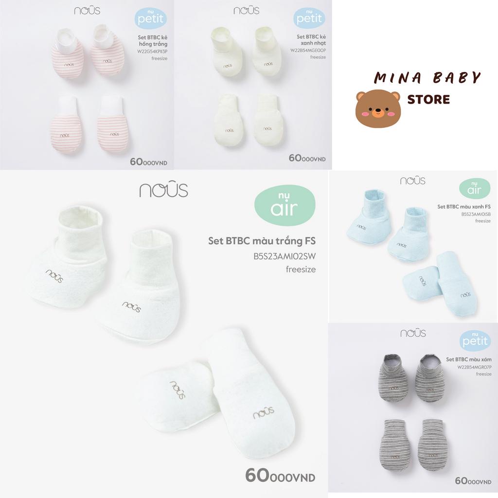 Set mũ chỏm và Bao tay chân NOUS