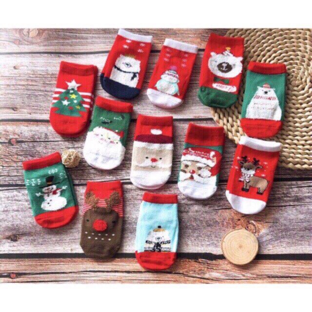 Sét 3 đôi tất Noel cho bé