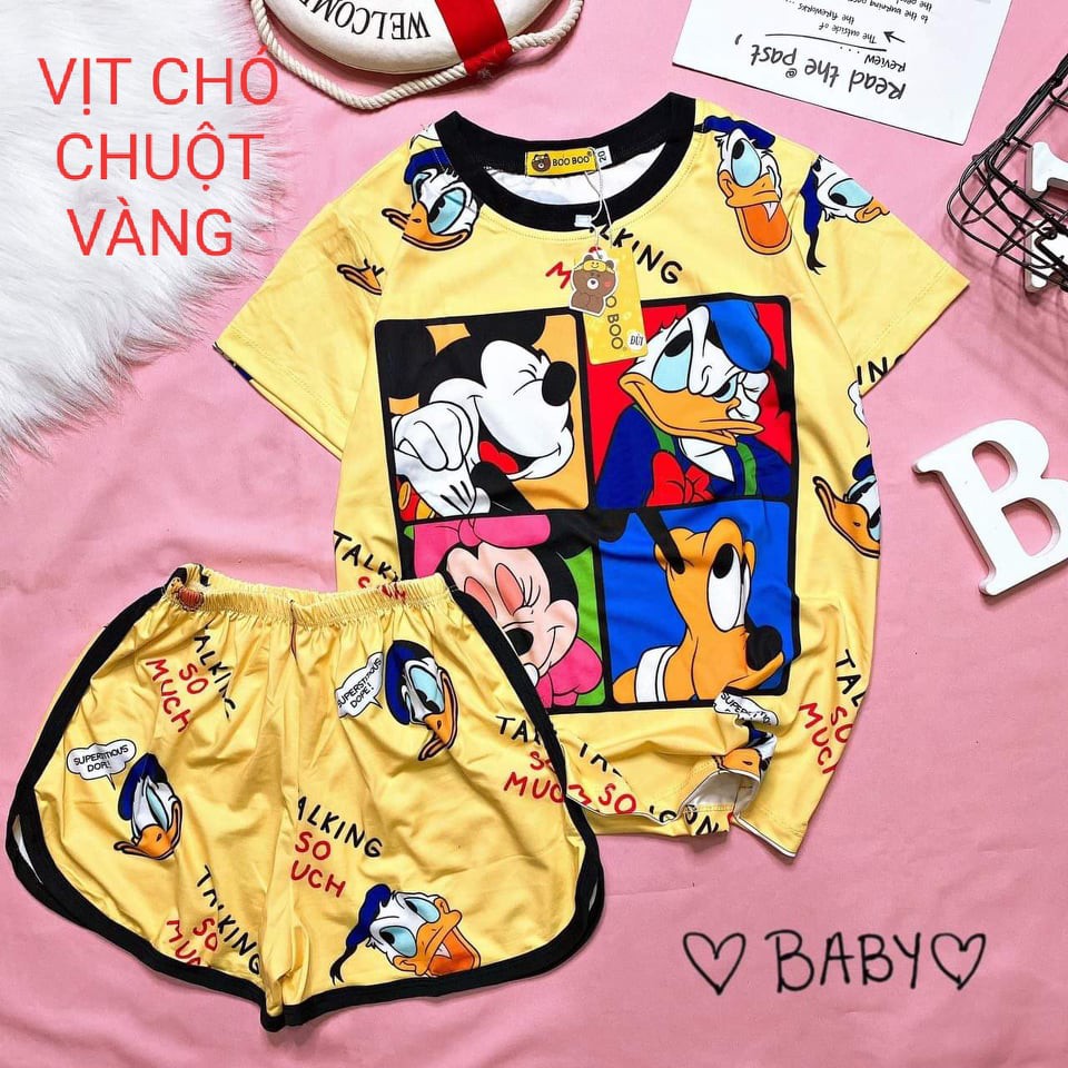Set 3D đùi BABY thun lạnh thái hình thú dễ thương Boo Boo size 10kg - 28kg | BigBuy360 - bigbuy360.vn