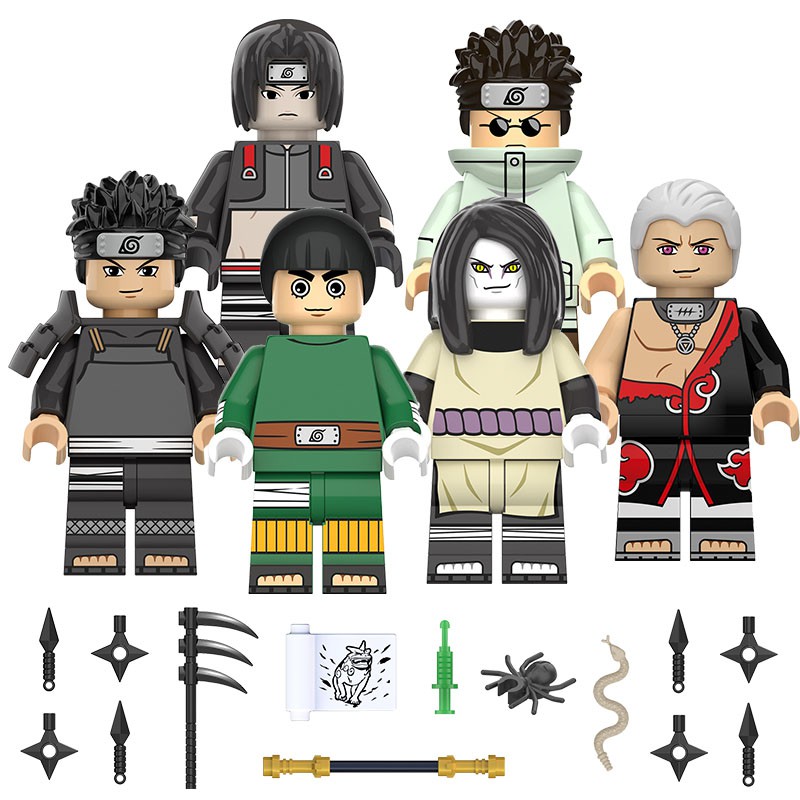 Mới Bộ Đồ Chơi Lắp Ráp Mô Hình Nhân Vật Naruto