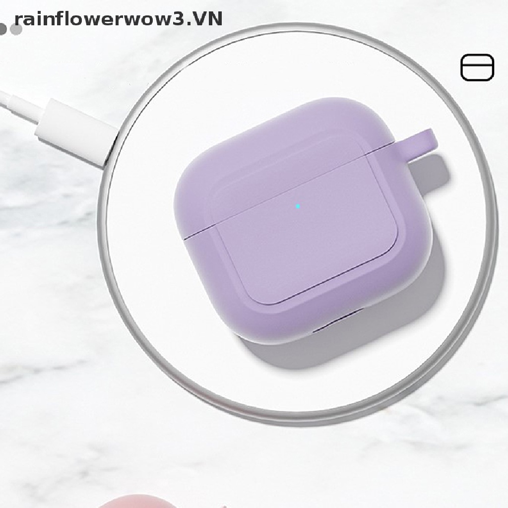 Vỏ Bảo Vệ Hộp Sạc Tai Nghe Airpods 3 Bằng Silicon Mềm Chống Rơi
