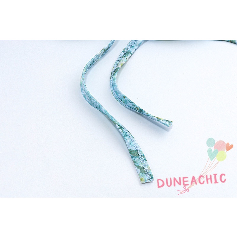 DUNEA Đầm Hai Dây Hở Lưng Họa Tiết Hoa Thời Trang Cho Nữ