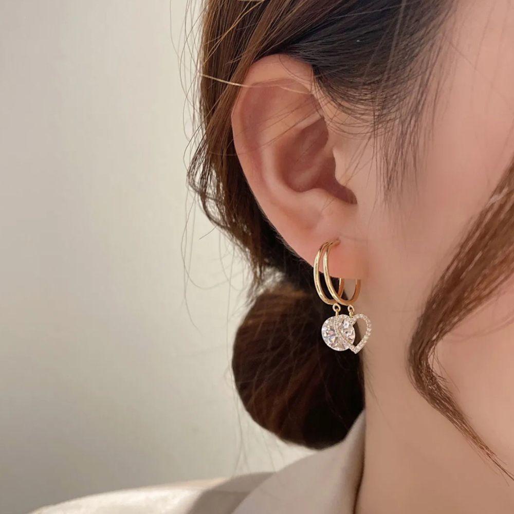 Bông Tai Hình Hoa Đơn Giản Ngọt Ngào Cho Nữ