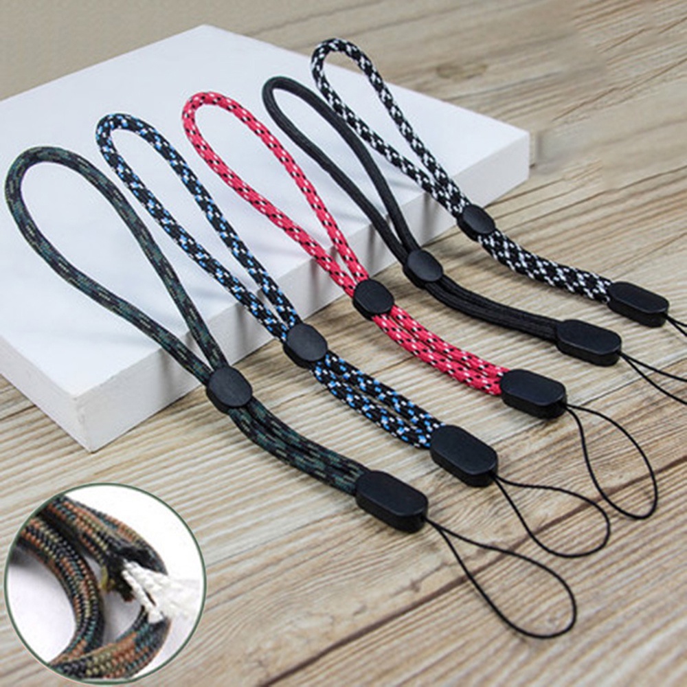 Cod Qipin 5 Pcs/set Multi-purpose Adjustable Mobile Phone Key Anti-lost Hand Short Wrist Sling Lanyard