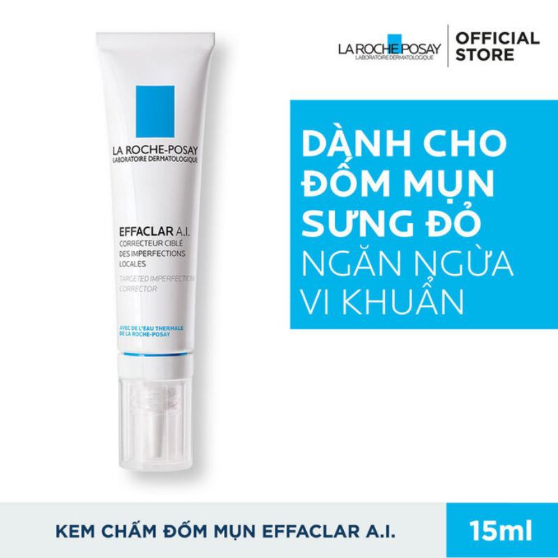 Kem Giảm Mụn La Roche Posay Effaclar A.I (15ml)