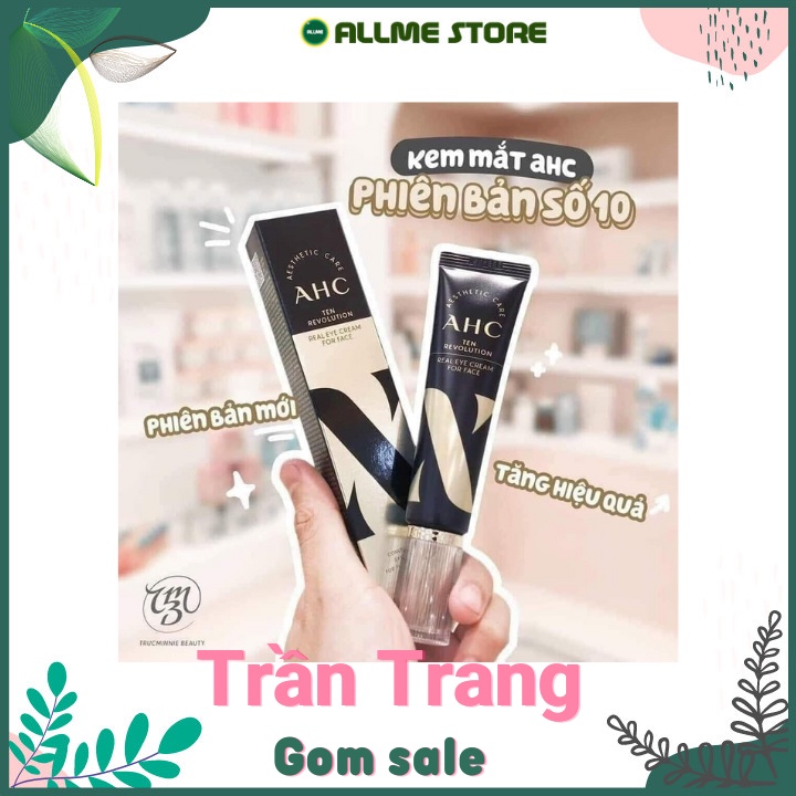 Kem Mắt AHC Time Rewind Real Eye Cream For Face 2022