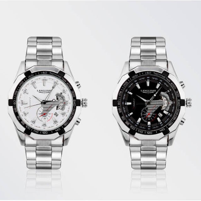 Đồng hồ dây da nam đồng hồ nam chống nước chính hãng LANGLISH đẹp 01A - RUBY | BigBuy360 - bigbuy360.vn