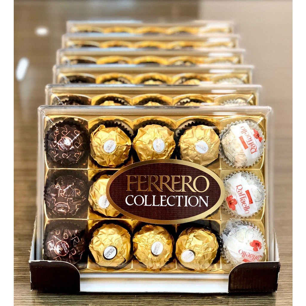 Socola Ferrero Rocher 15 viên - mix 3 màu