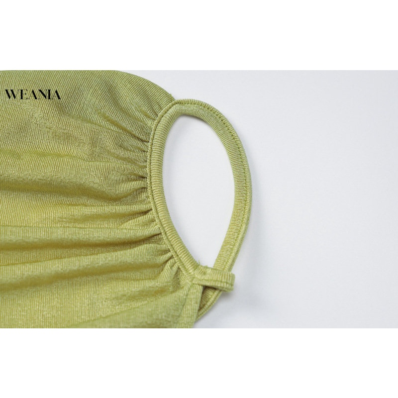 Đầm Dáng Dài Hở Lưng Cột Dây Trẻ Trung Quyến Rũ Dành Cho Nữ