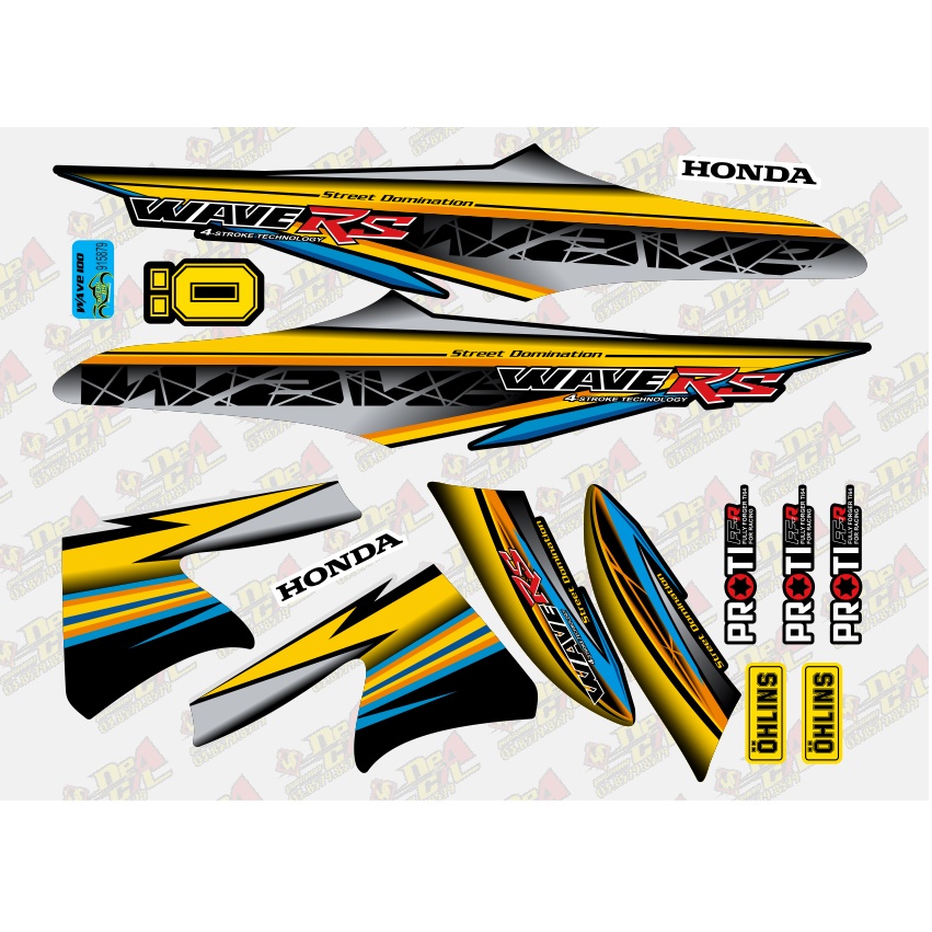 Tem rời Wave a 50 - 100 cc Đời 2006-2016 Mẫu Wave RS 915879