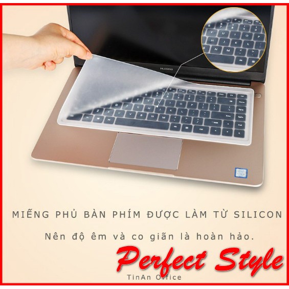 Miếng Phủ Bàn Phím Laptop 13 -14 in &amp; 15 - 17 &amp; 12 &amp; 10 inch Silicon Chống Nước, Chống Bụi Bẩn
