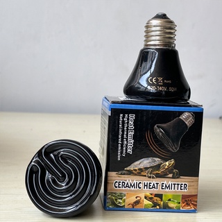 50w đèn sưởi sứ ban đêm, đèn sưởi cho thú cưng, rùa, bò sát, chó, mèo, gia cầm