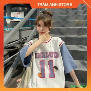 💝👗 ÁO TANK TOP UNELUID 11 Màu Hồng Trắng Ulzzang - Áo Phông Ba Lỗ Viền Sọc Basic 👑