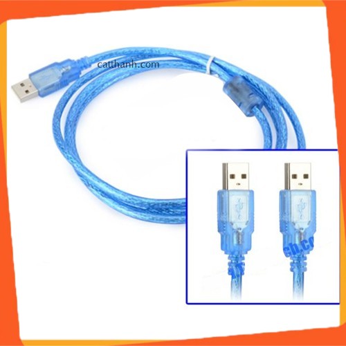 [Loại 1] Dây nối USB 2 đầu đực 60cm cao cấp Arigato Chuẩn Chất Lượng.DU