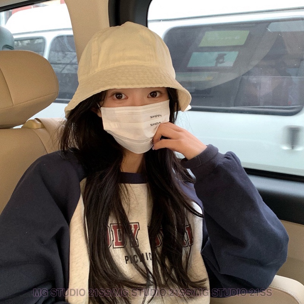 Mũ tai bèo MG STUDIO bằng cotton với 7 màu sắc thời trang mùa hè