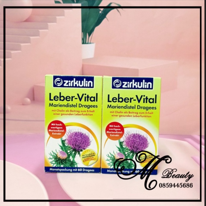 Viên uống Bổ Gan Zirkulin Leber Vital Mariendistel Dragees,  30  viên ĐỨC