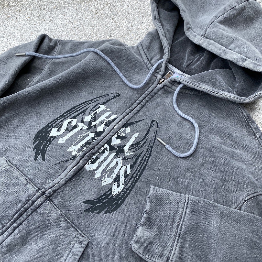 THELSTUDIOS - Áo khoác Acid Wash | BigBuy360 - bigbuy360.vn