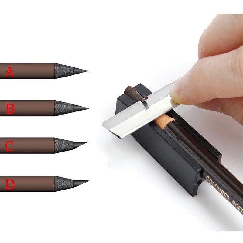 [Hàng mới về] Chuốt bút chì kẻ lông mày 4 trong 1 chuyên nghiệp
