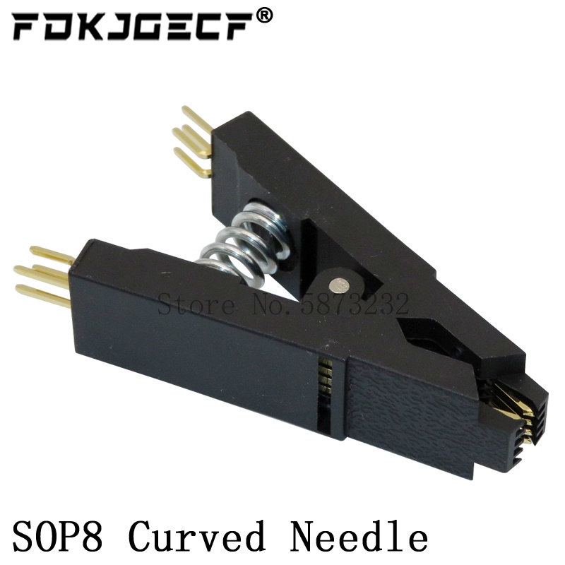 Kẹp Thử SOIC8 SOP8 Cho Lập Trình EEPROM 93CXX / 25CXX / 24CXX + 2 Bộ Điều Hợp