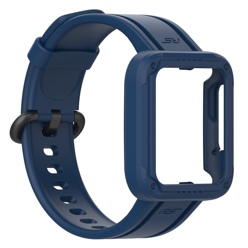 Dây Đeo Thay Thế Chất Liệu Silicon Màu Trơn Cho MI Watch lite 1 2