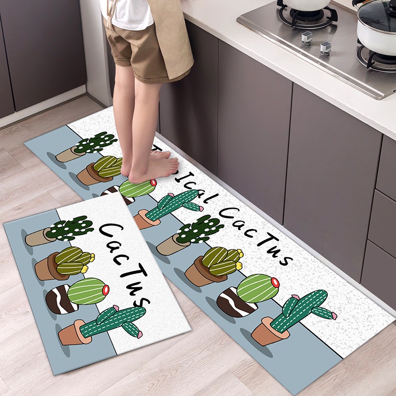 Thảm Lót Sàn Kiểu Dáng Đơn Giản Hiện Đại Cho Nhà Bếp / Phòng Tắm