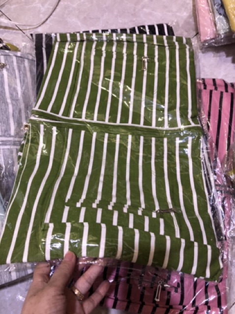 Áo khoác thun sọc chất xịn mịn mát | BigBuy360 - bigbuy360.vn