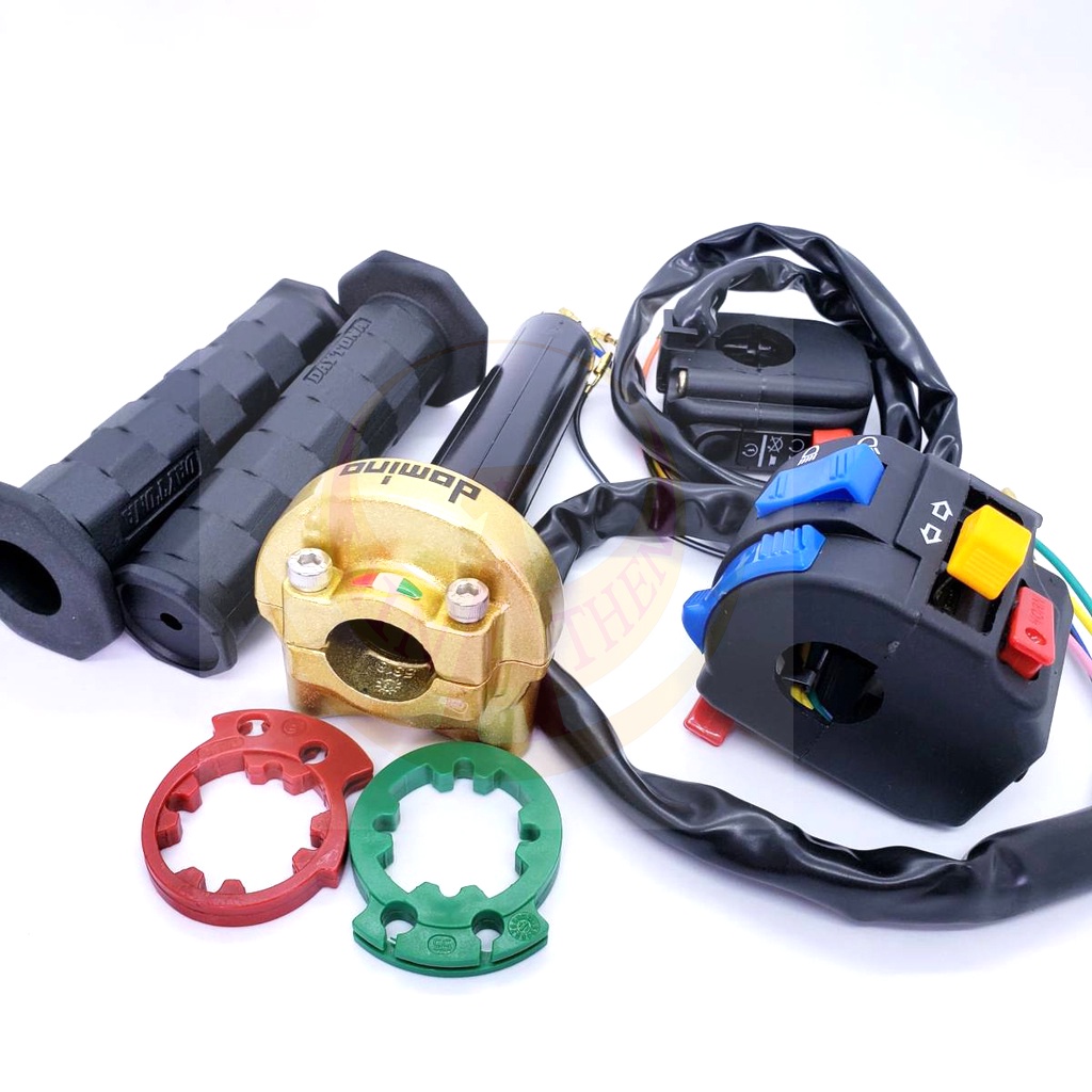 COMBO cùm tăng tốc domino + 2 cùm công tắc FZ passing trái và phải  dùng cho tất cả mẫu xe hiện na