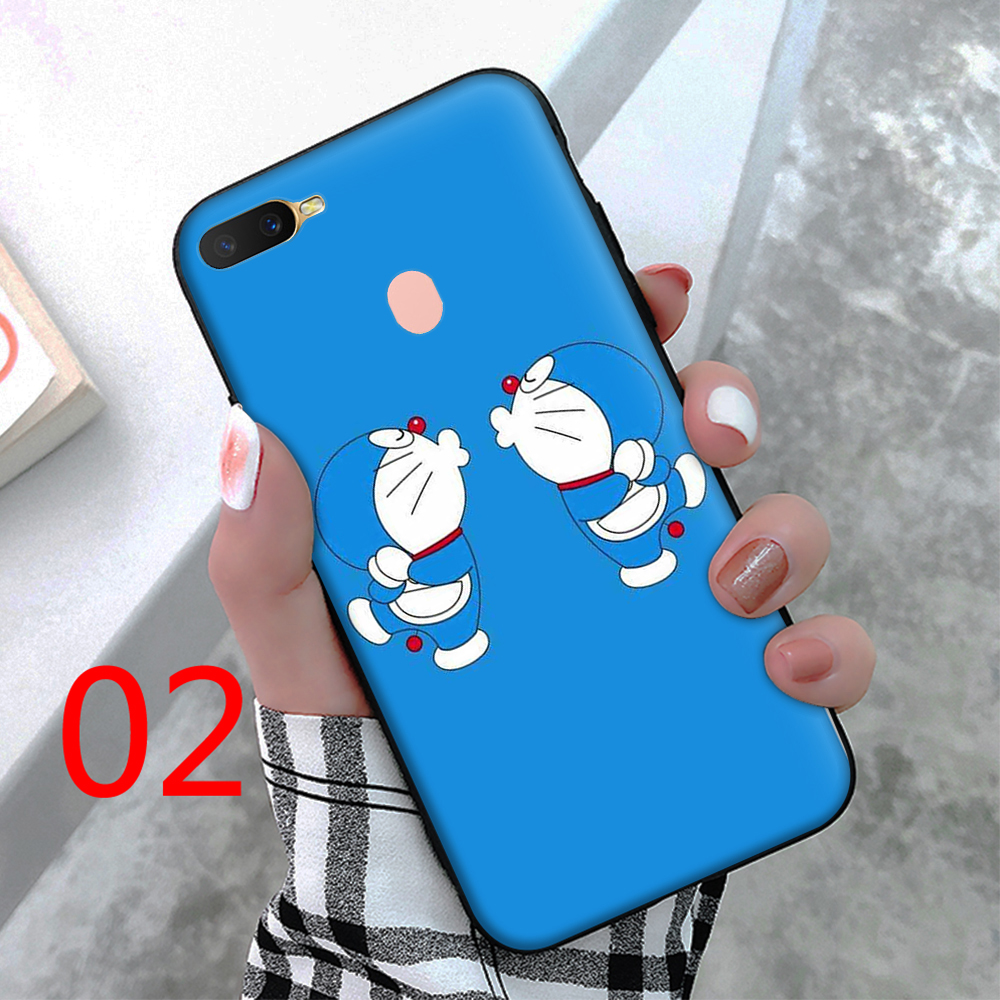 Ốp Lưng Silicone Họa Tiết Doraemon Cho Oppo F1 Plus F1S F3 F5 F7 F9 F11 R17 Pro