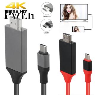For Samsung Galaxy S8 S9 S9+ Note 9 PC Type C to HDMI HDTV AV TV Cable Adapter Gray