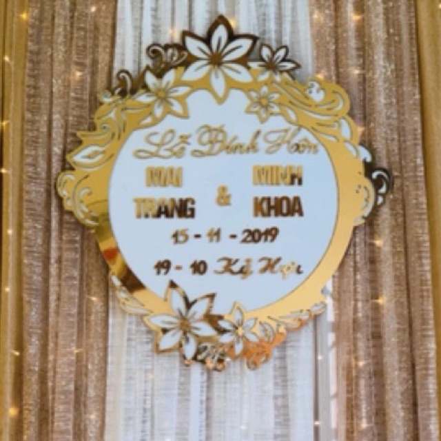 Bảng Tên Dâu Rể