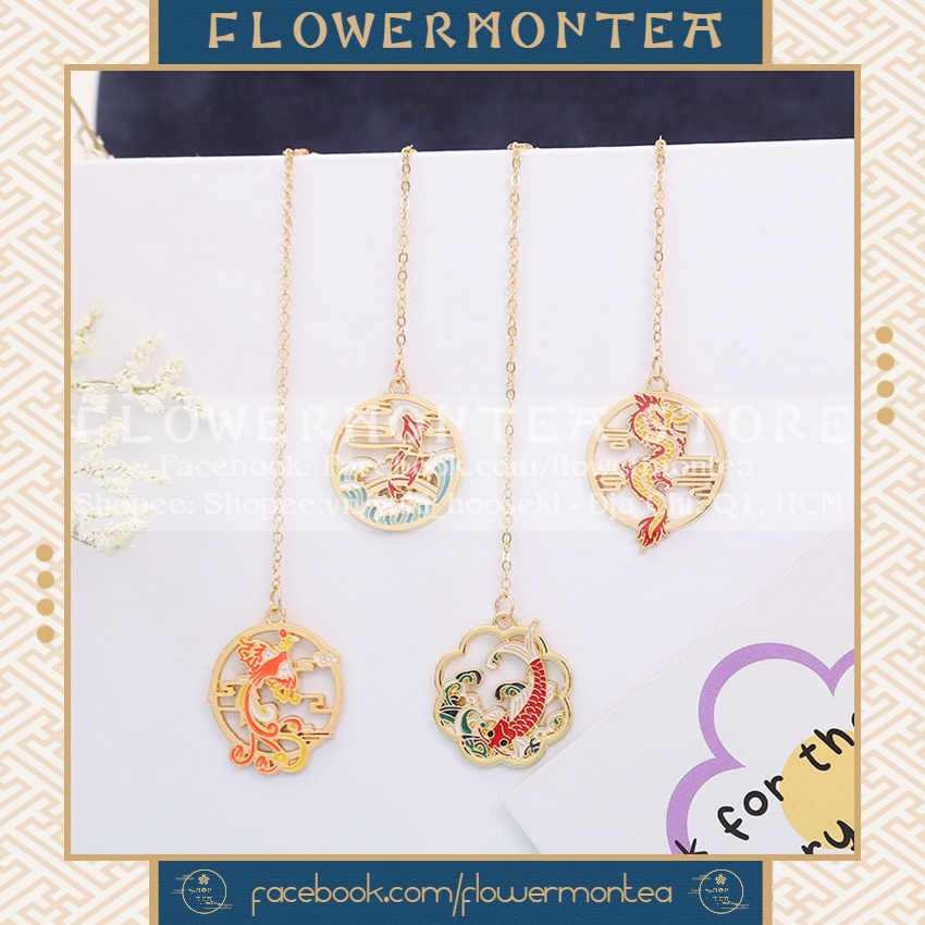Thẻ Đánh Dấu Sách | Bookmark Dây Kim Loại - Cổ Phong 02