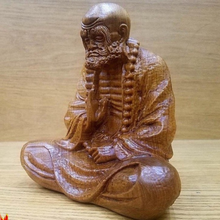 Tượng phật để ô tô, Đạt ma ngồi thiền cỡ nhỏ -hàng giá xuất xưởng
