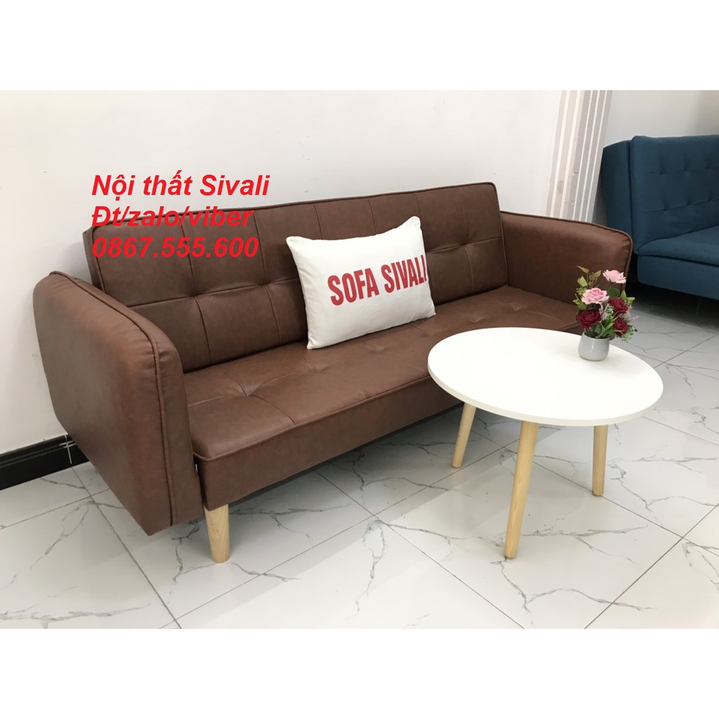 Bộ ghế dài sofa bed tay vịn phòng khách sopha sivali salon