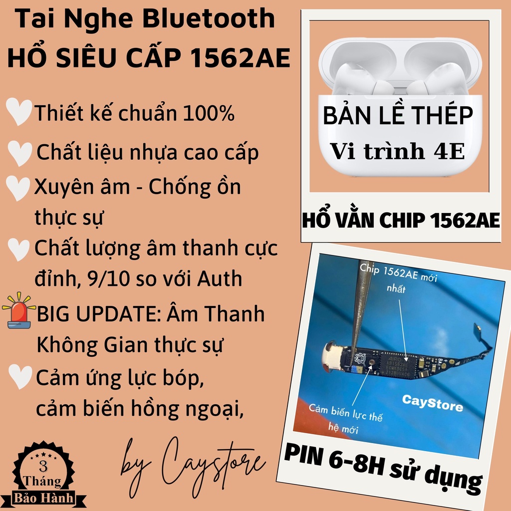 Tai nghe bluetooth INEAR BẢN SIÊU CẤP HỔ VẰN 1562AE ÂM THANH KHÔNG GIAN THỰC