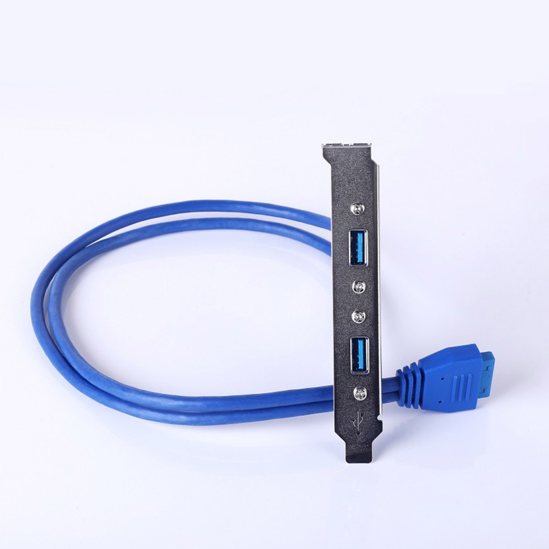 Cáp Mở Rộng Bảng Điều Khiển Mở Rộng 20 Pin Sang USB 3.0 Tốc Độ Cao 2 Cổng