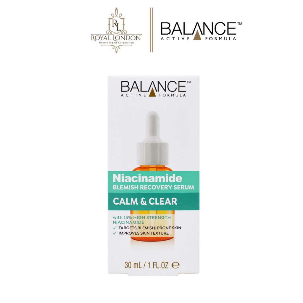 Serum ngừa mụn mờ thâm Balance Active Formula Niacinamide 15% Blemish Recovery 30ml | BigBuy360 - bigbuy360.vn