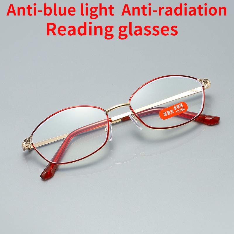 Kính đọc sách chống ánh sáng xanh chất lượng cao cho phụ nữ trung niên và lớn tuổi