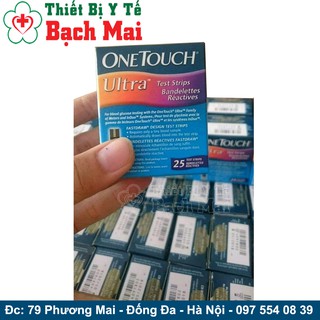 [Date dài] Que Thử Đường Huyết Onetouch Ultra ( test tiểu đường One Touch Ultra)