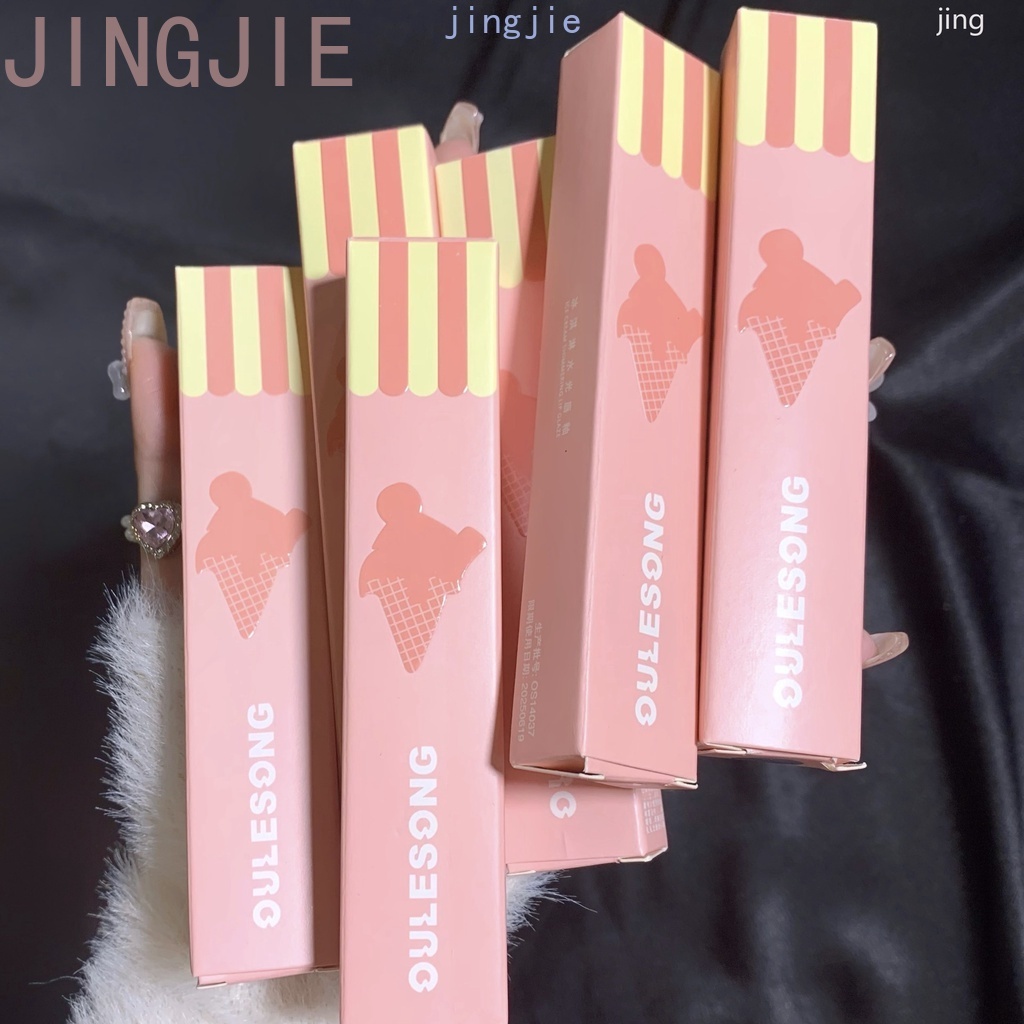 Son Môi OULESONG Dạng Lỏng Dưỡng Ẩm Thiết Kế Hình Que Kem Xinh Xắn Áo Choàng