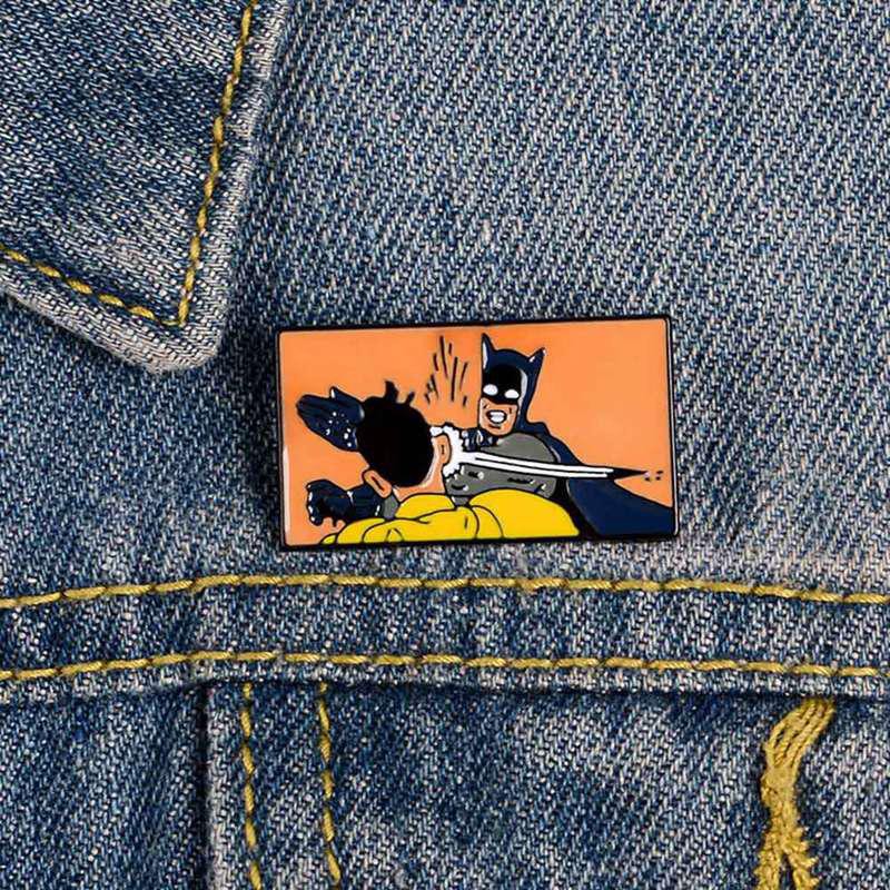 Pin cài áo meme nhân vật dơi hoạt hình siêu bựa - GC084
