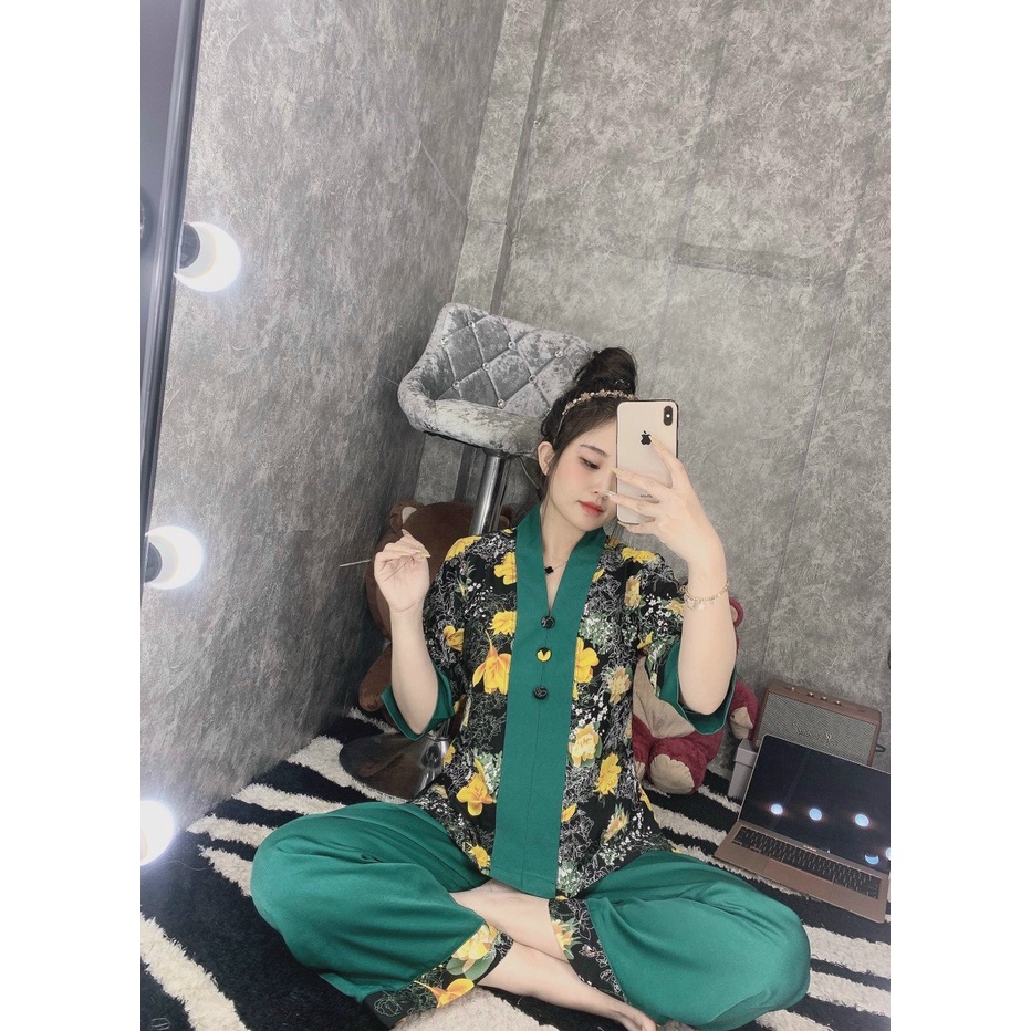 BÀ LAI LỤA MAGO HỌA TIẾT THỔ CẨM,VẢI MỀN MẠI MÁT KHÔNG NHĂN