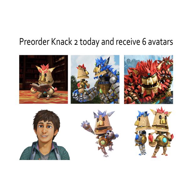 Đĩa Game Ps4 : Knack 2 Hệ US