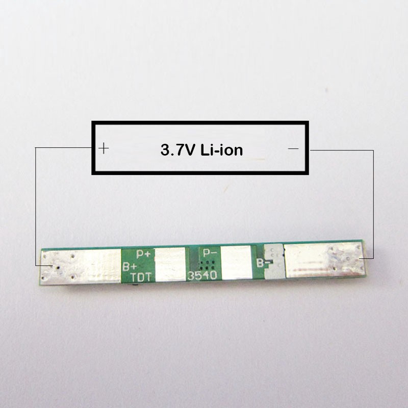 2 cái 1S 3.7V 18650 Li-ion Lipo Lithium Pin Bảo vệ Mô-đun Bảng mạch Đôi 2 MOS PCB