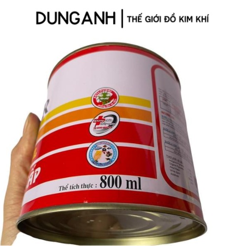 Sơn dầu Kim Khí Dung Anh, sơn dầu cao cấp Lobster lọ 800ml