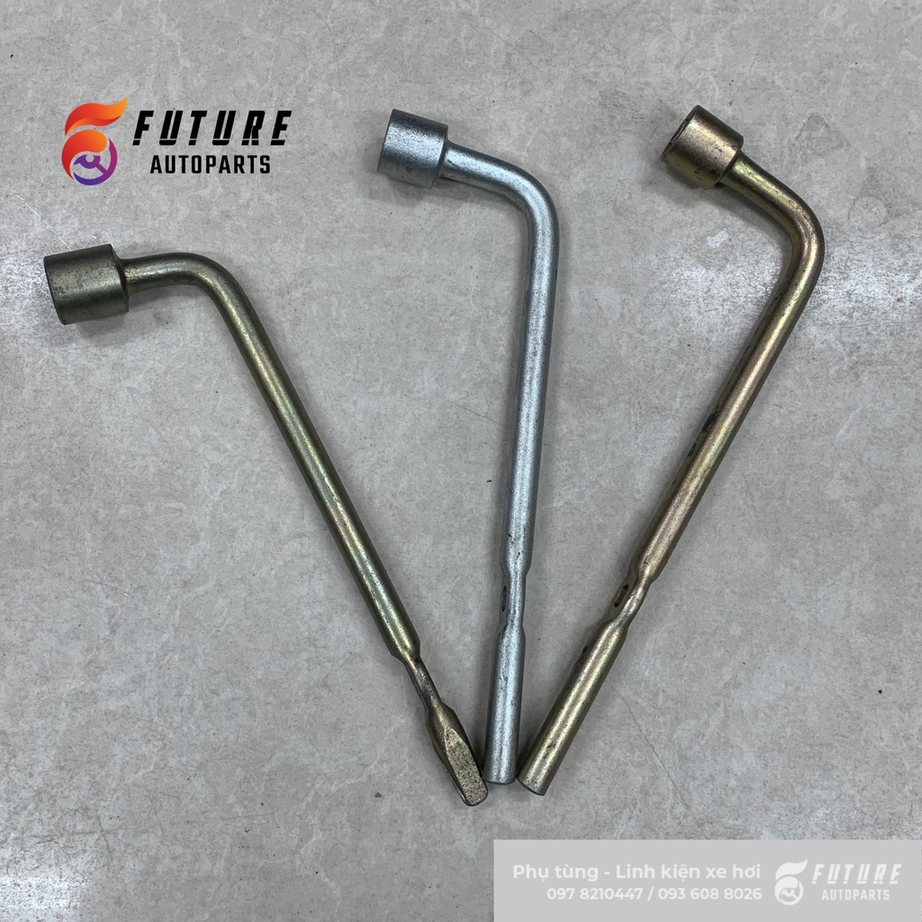 Bộ tay quay kích, tay công vặn mở ốc lốp, móc hạ lốp nhiều kích cỡ - Future Autoparts
