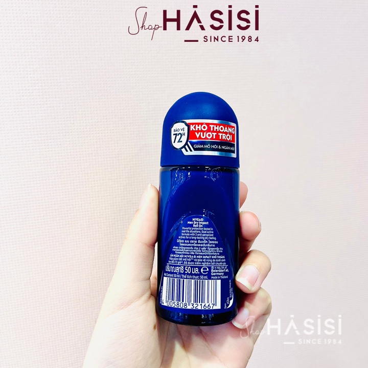 Lăn Khử Mùi Khô Thoáng Nivea - Men Dry Impact Anti-Perspirant 50ml
