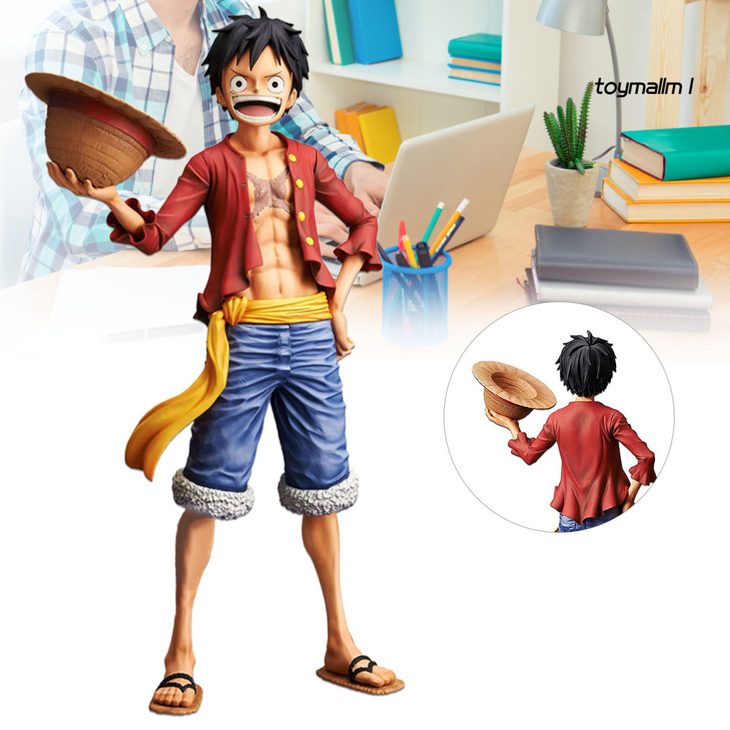 toymall Kids Anime Cartoon One Piece Luffy Figure Model Toys Set Display Mold Ornaments