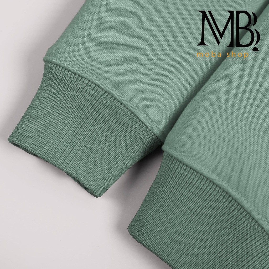 Áo sweater basic nam nữ dài tay, chất nỉ trơn áo nỉ nam nữ | BigBuy360 - bigbuy360.vn